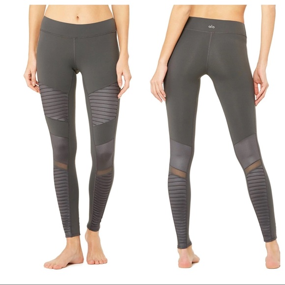 ALO Moto Legging - Anthracite - Picture 5 of 8